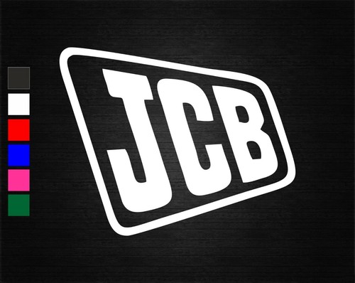 Jcb tractor digger vinyl decal - digger,